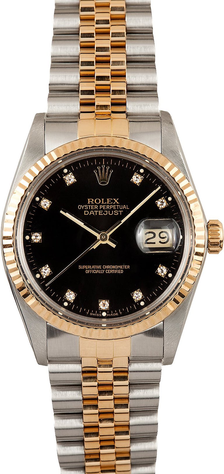 Mens Diamond Rolex Datejust 16013