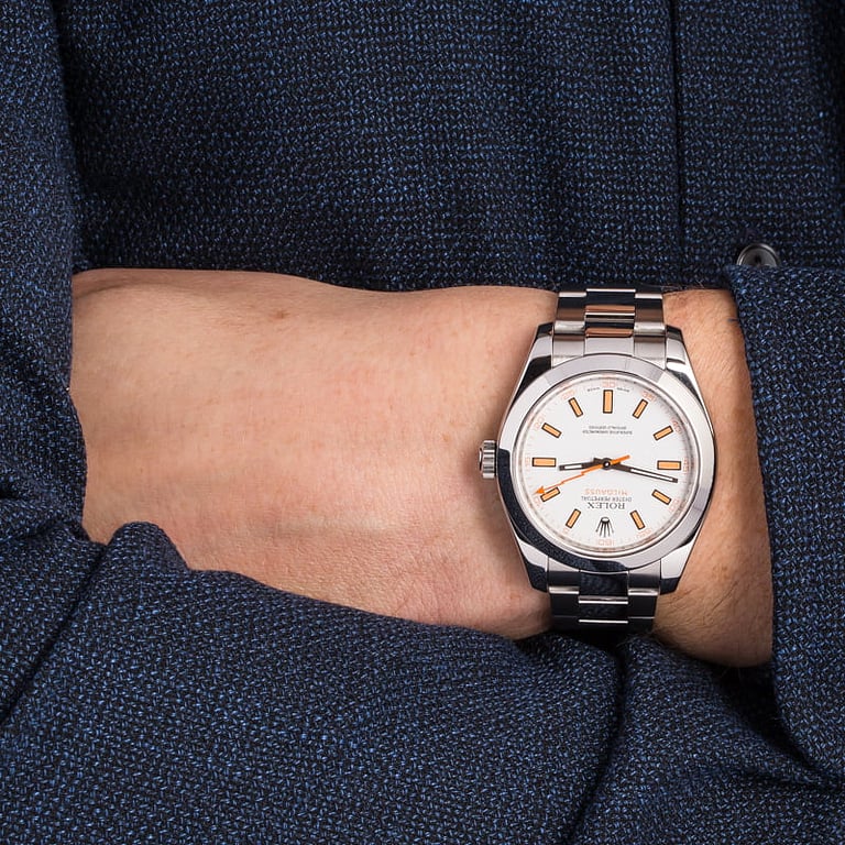White Rolex Milgauss 116400