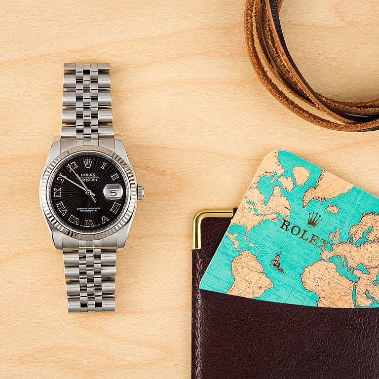 Rolex Datejust 116234 Black Sunbeam