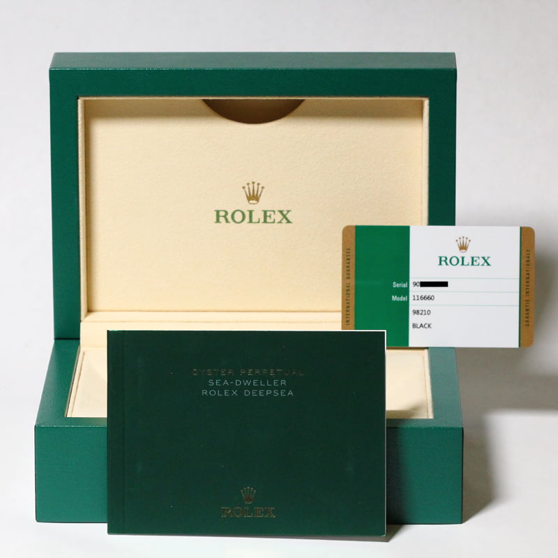 Used Rolex Sea Dweller Deepsea 116660 Black Dial