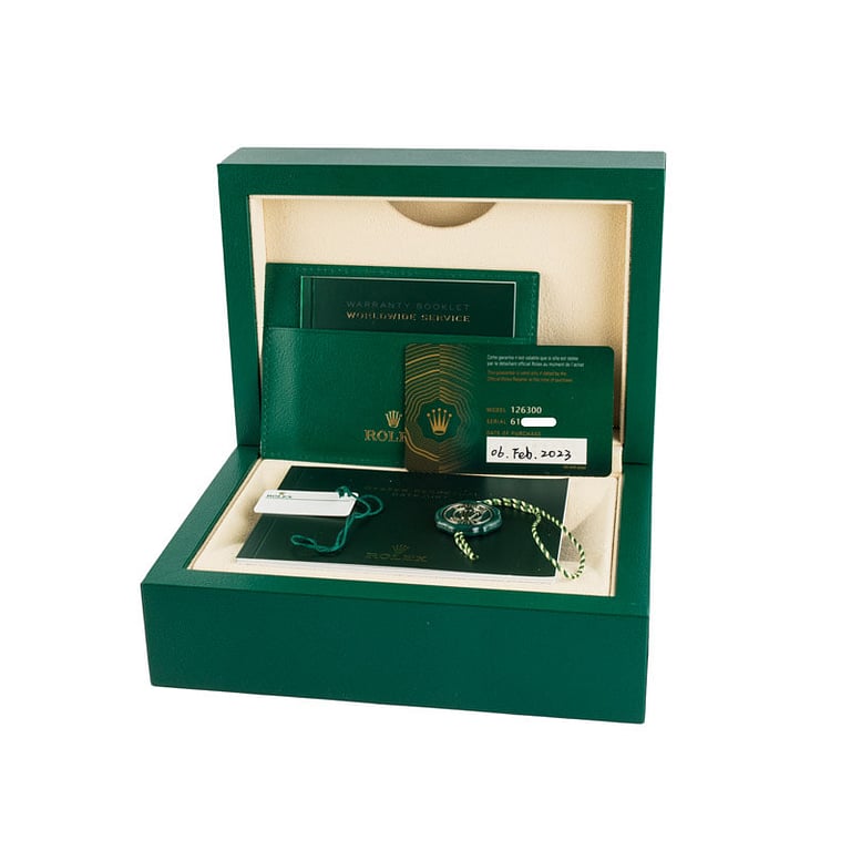 Rolex Datejust 41 Ref 126300 Wimbledon Dial