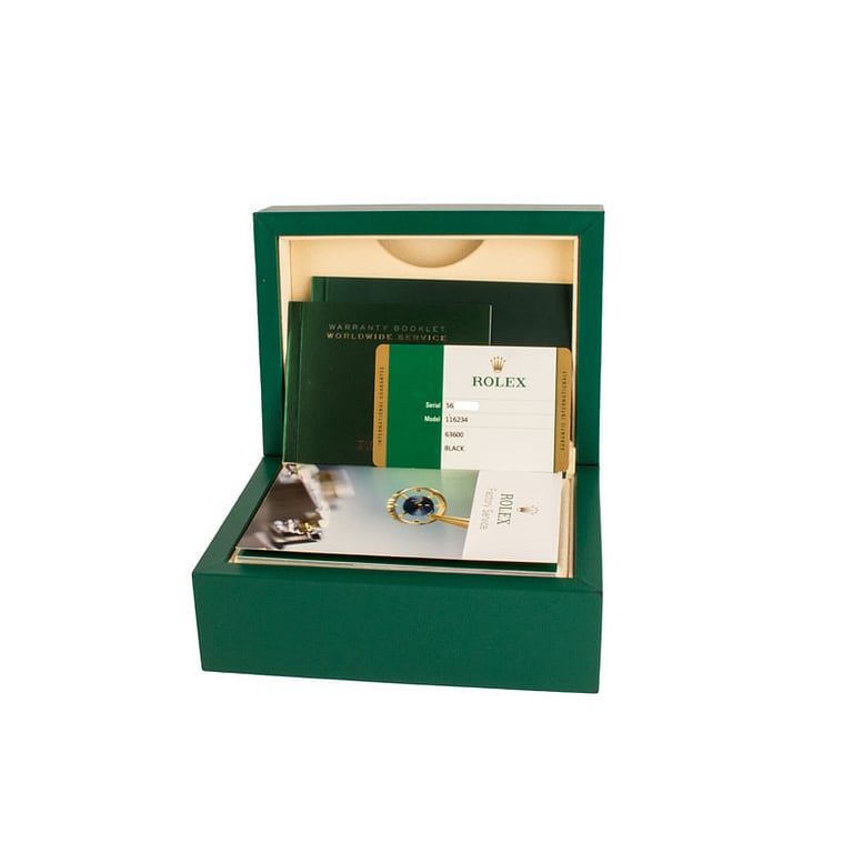 Pre-owned Rolex Datejust Ref 116234 Black Dial