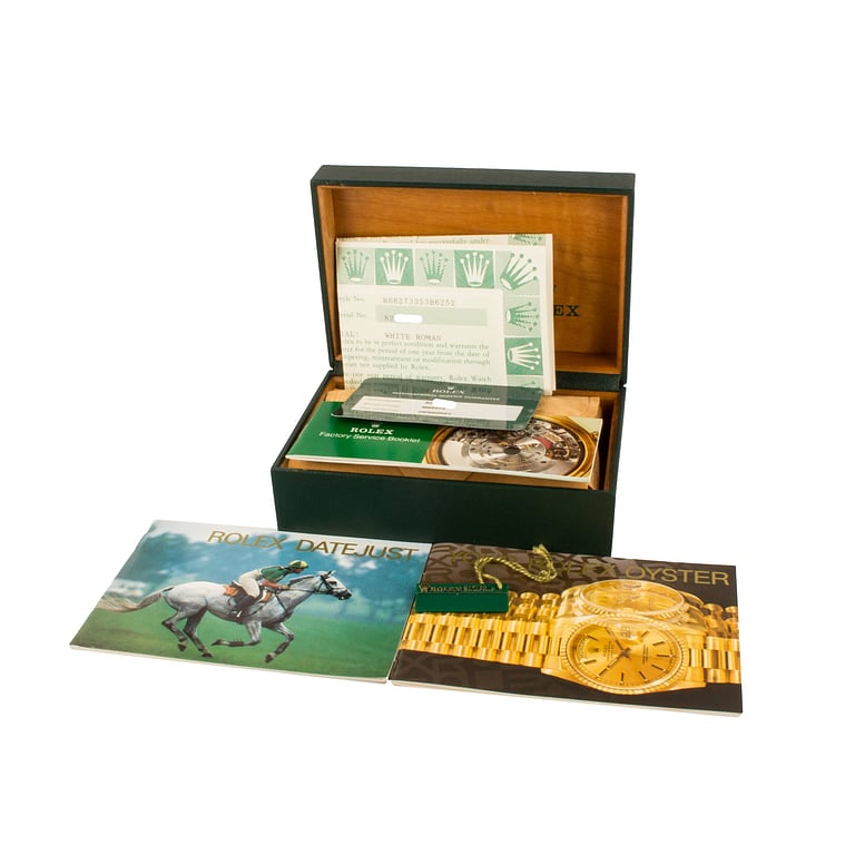 Used Ladies Rolex Datejust 68273 White Dial