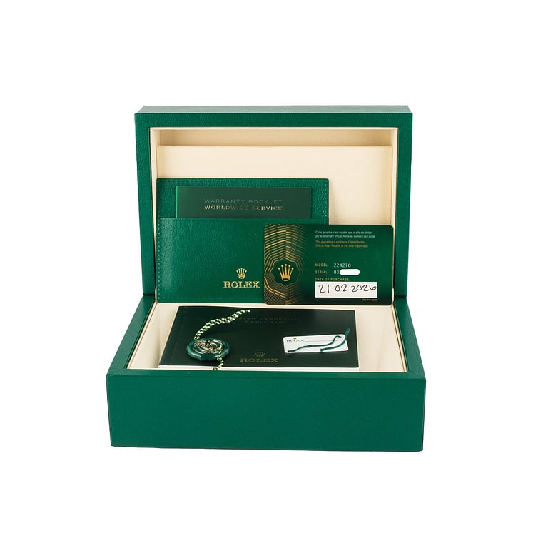 Pre-Owned Black Arabic Dial Rolex Explorer 40 Ref 224270
