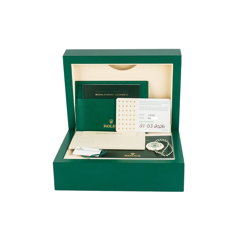 Pre-Owned Rolex Datejust 41 Ref 126300 White Roman Dial
