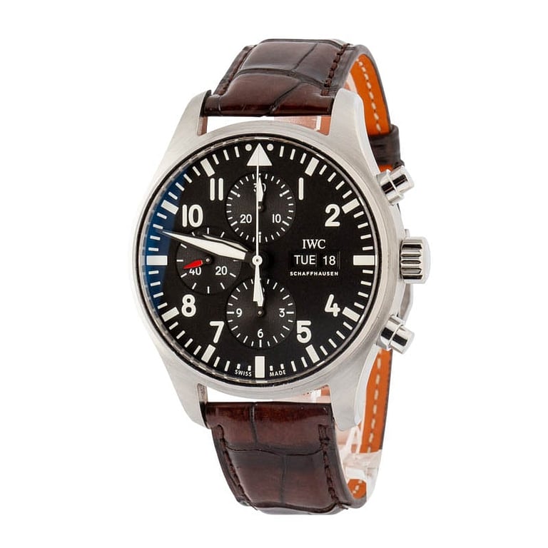 IWC Pilot&rsquo;s Watch Chronograph IW377709 Black Chronograph Dial