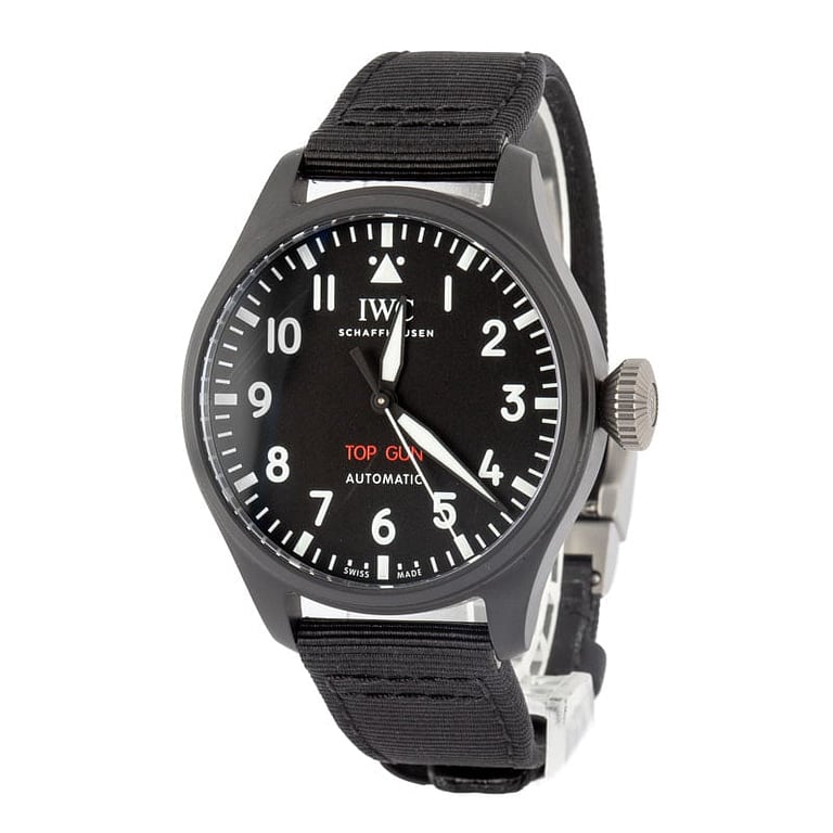 Used IWC Big Pilot&rsquo;s Watch 43 TOP GUN IW329801 Black Ceramic