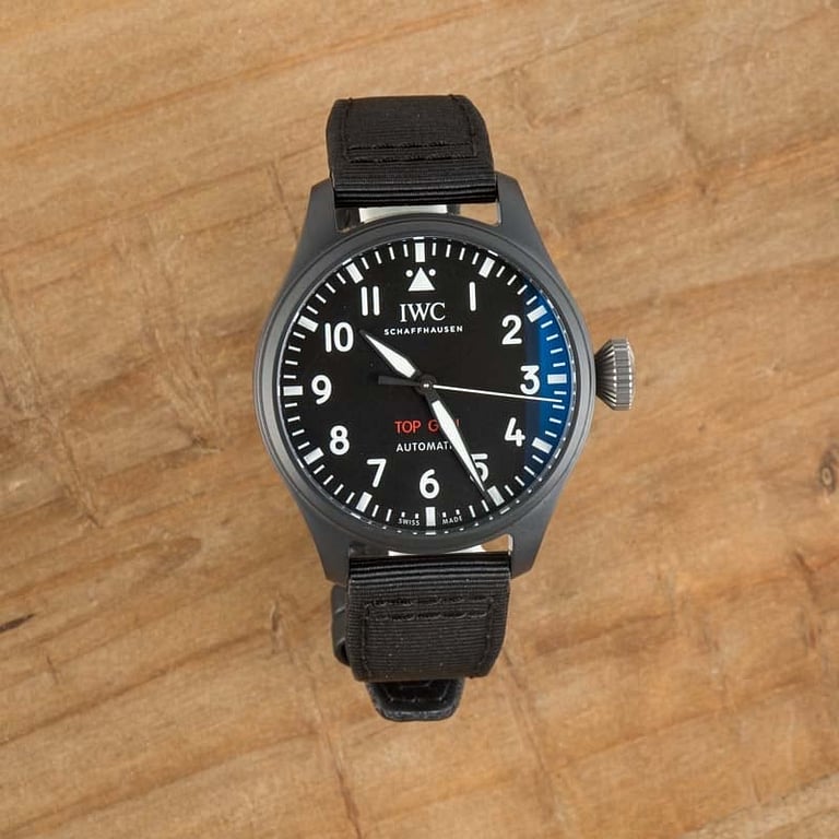 Used IWC Big Pilot&rsquo;s Watch 43 TOP GUN IW329801 Black Ceramic