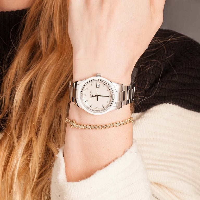 387 稼働　LONGINES ウィットナー　レディース　スクエア　1Pダイヤ Buy Longines Conquest L2.387.0.87.6 | Bob's Watches - Sku: L23870876