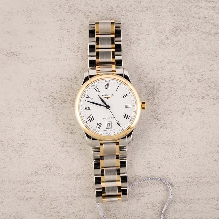 Longines Master White Roman Dial
