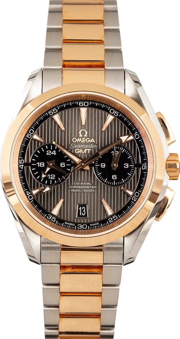 Omega Seamaster Aqua Terra Steel & Red Gold
