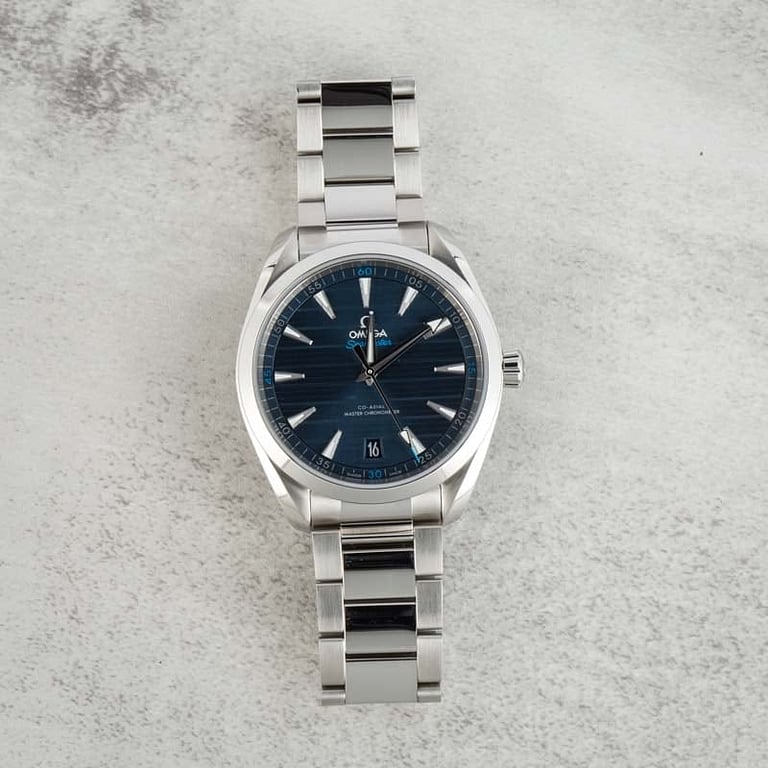 Pre-Owned Omega Seamaster Blue Teak Dial