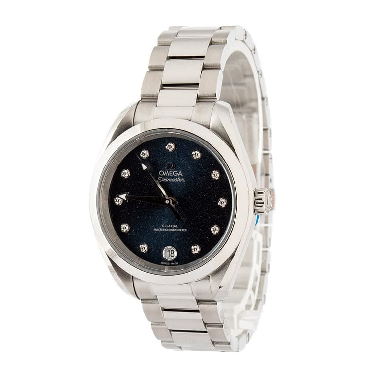 Omega Seamaster Aqua Terra Blue Diamond Dial
