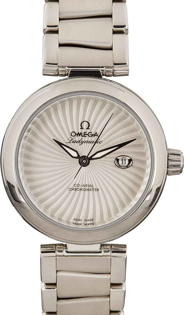 Ladies Omega De Ville Ladymatic Mother of Pearl Supernova Dial