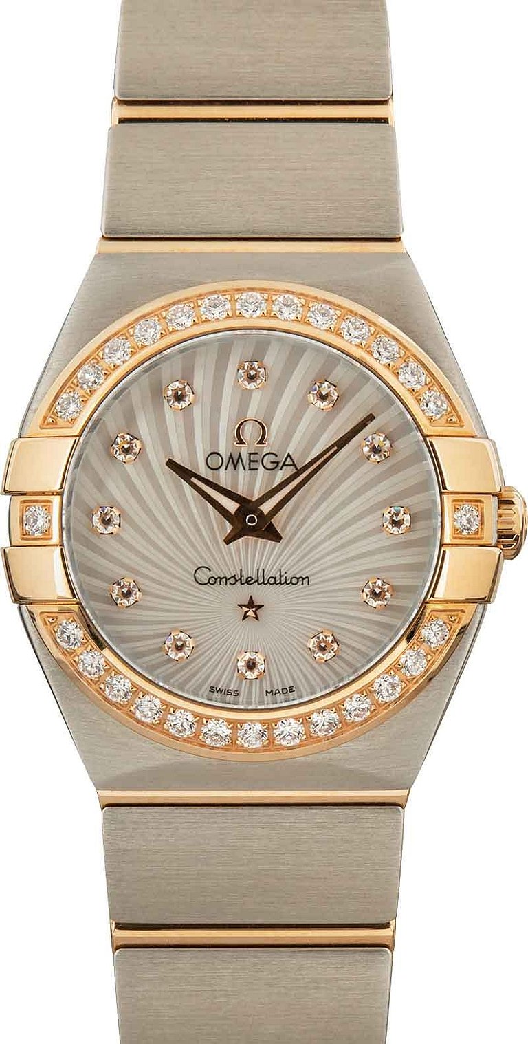 Omega Constellation Mother of Pearl Diamond Supernova Dial