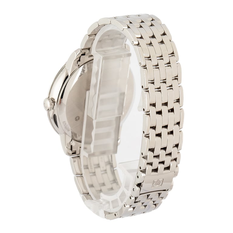 Pre-Owned Omega De Ville Prestige Silver Patterned Dial