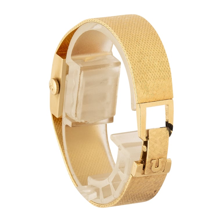 Vintage Yellow Gold Omega Cocktail Champagne Index Dial