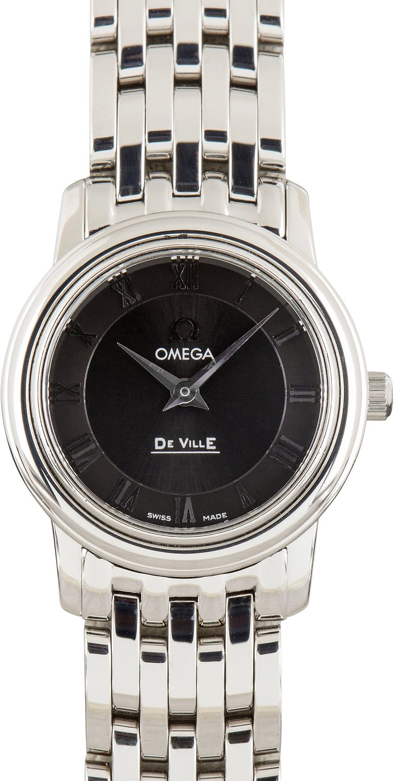 Used Omega De Ville Prestige Black Roman Dial