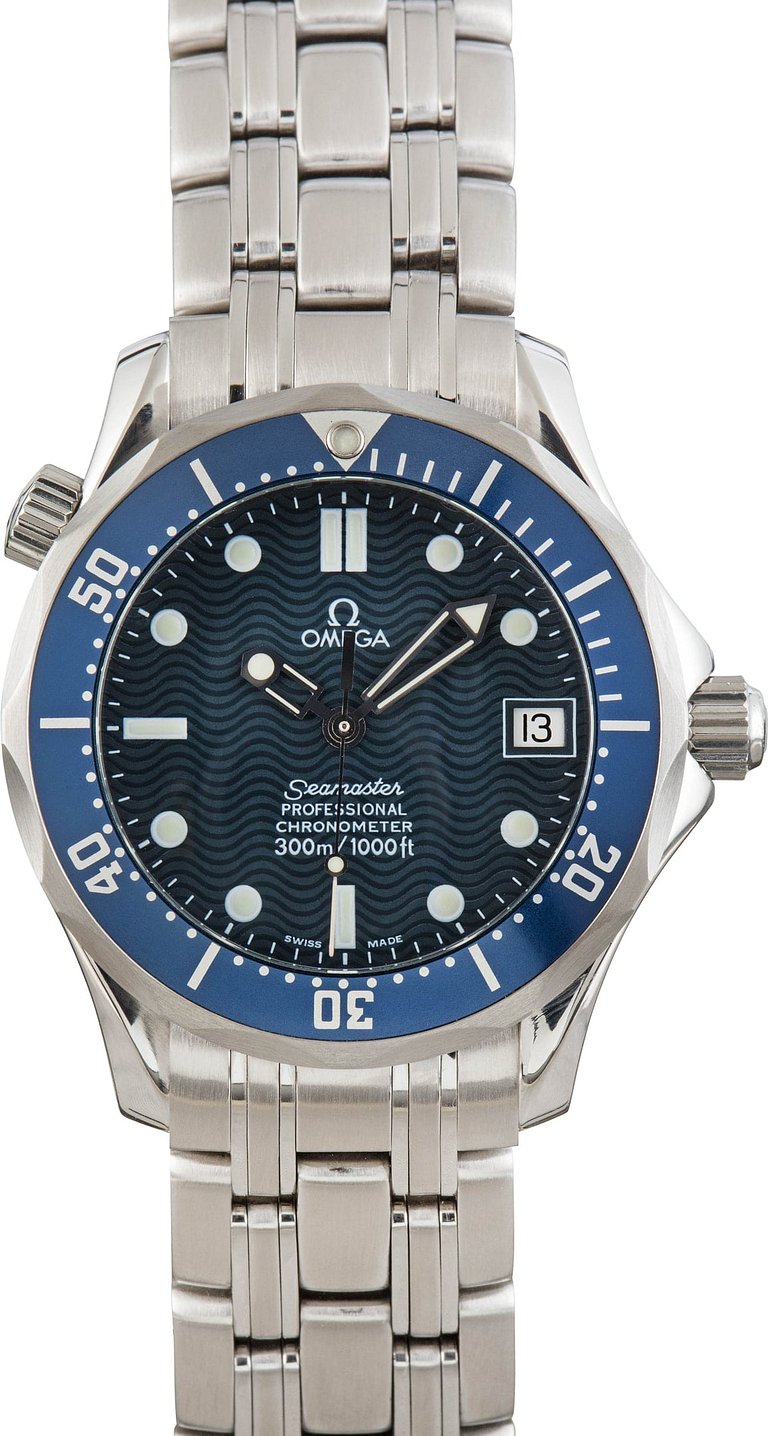 Omega Seamaster Ref 168.1622 Blue Wave Dial