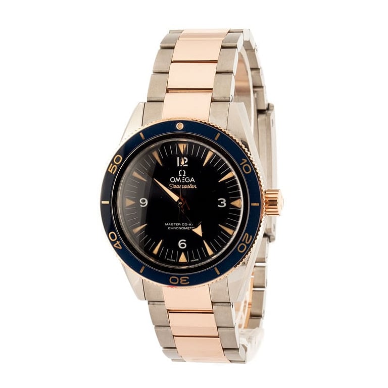 Pre-Owned Omega Seamaster 300 Titanium & Sedna Gold