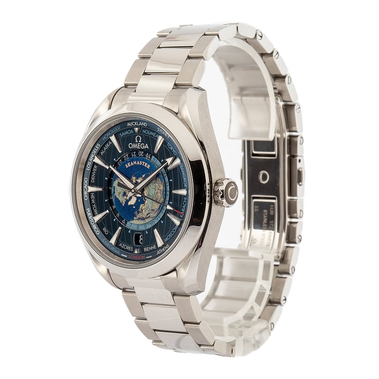Pre-Owned Omega Seamaster Aqua Terra 150M Worldtimer