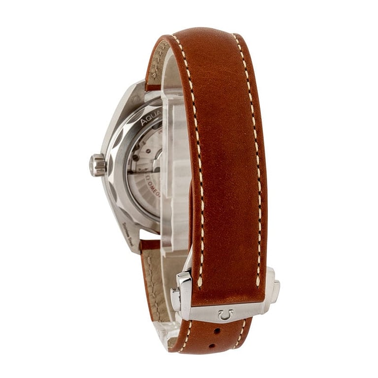 Pre-owned Omega Seamaster Aqua Terra Horizontal Teak Dial