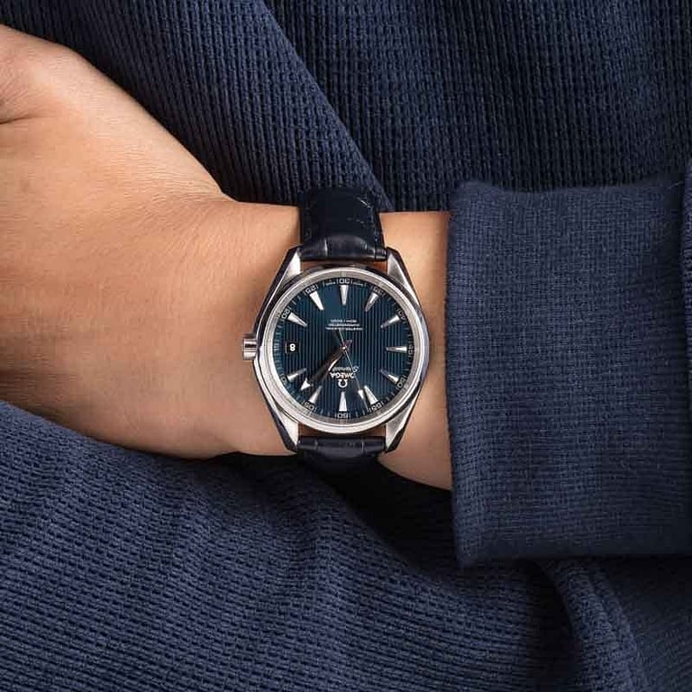 Omega Seamaster Aqua Terra Teak Blue Dial