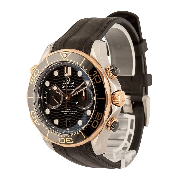 Pre-Owned Omega Seamaster Steel & Sedna Gold