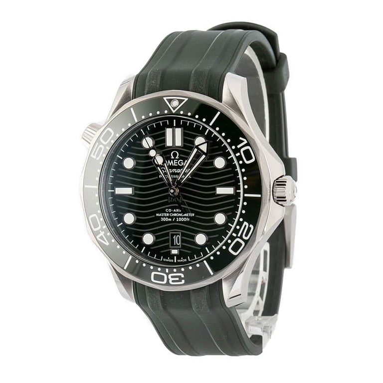 Omega Seamaster Diver 300M Green Ceramic Wave Dial