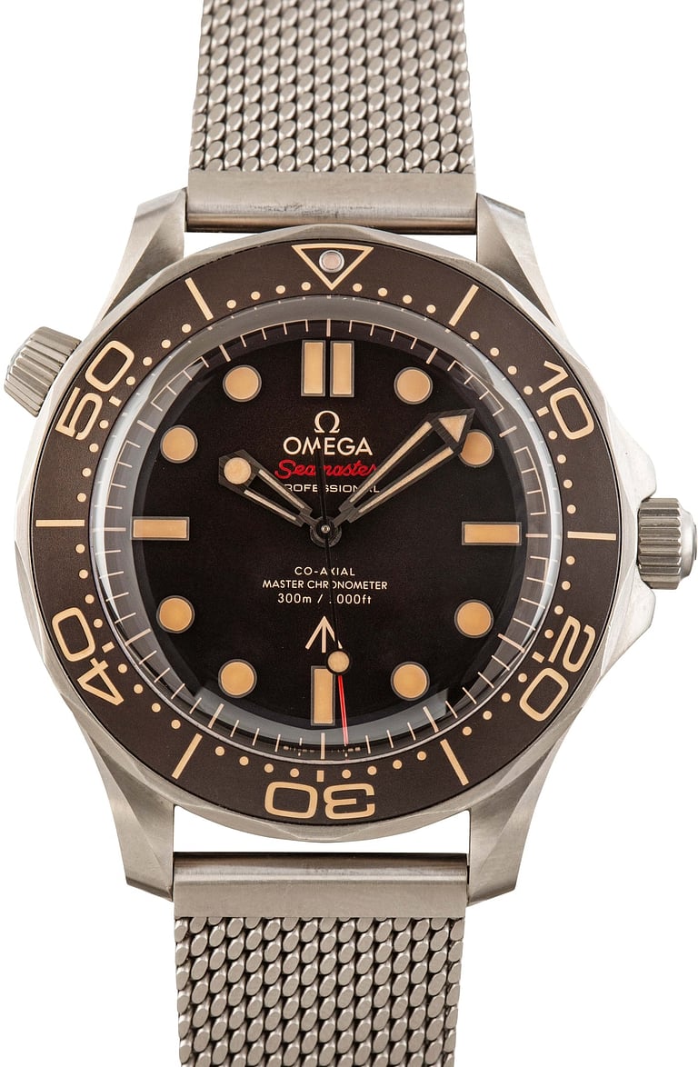 Used Omega Seamaster Titanium Diver 300M Tropical Dial