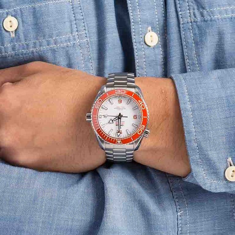 Omega Seamaster Planet Ocean Orange Ceramic Bezel