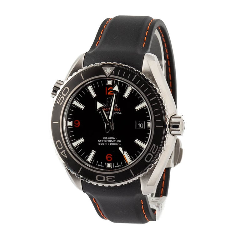 PreOwned Omega Seamaster Planet Ocean Co-Axial Black Dial