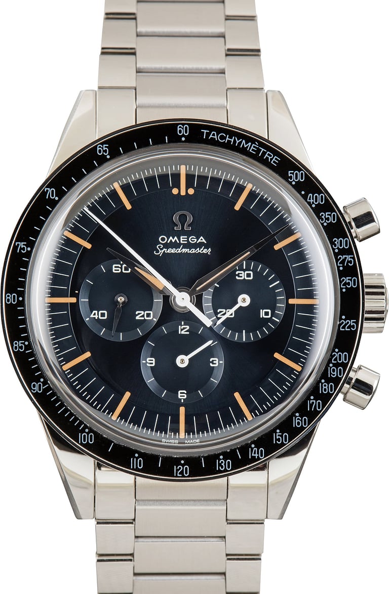 Used Blue Dial Omega Speedmaster First Omega in Space Stainless Steel