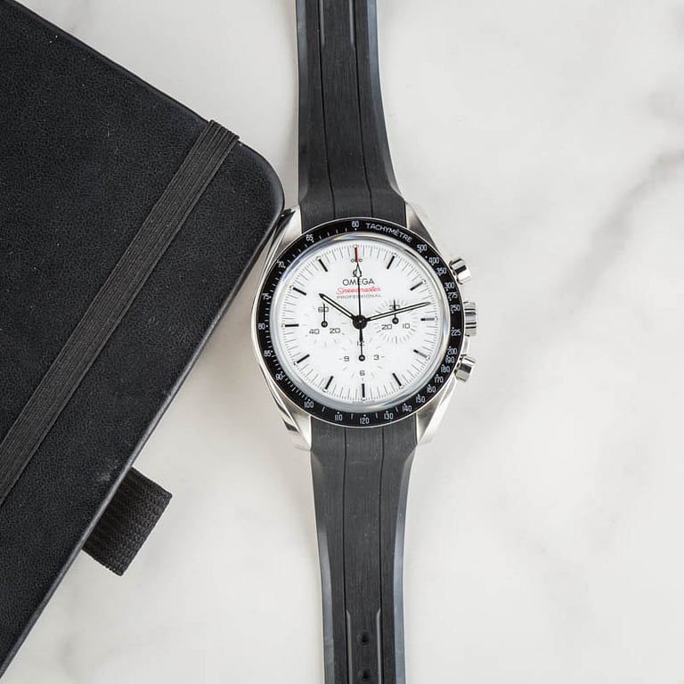 Used Speedmaster Moonwatch Professional Steel on Rubber