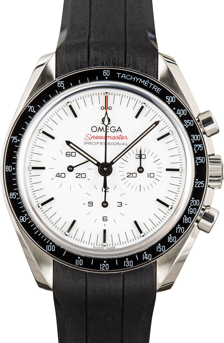 Speedmaster Moonwatch Professional Steel on Rubber
