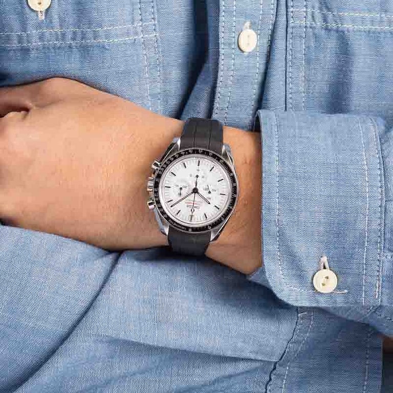 Speedmaster Moonwatch Professional Steel on Rubber