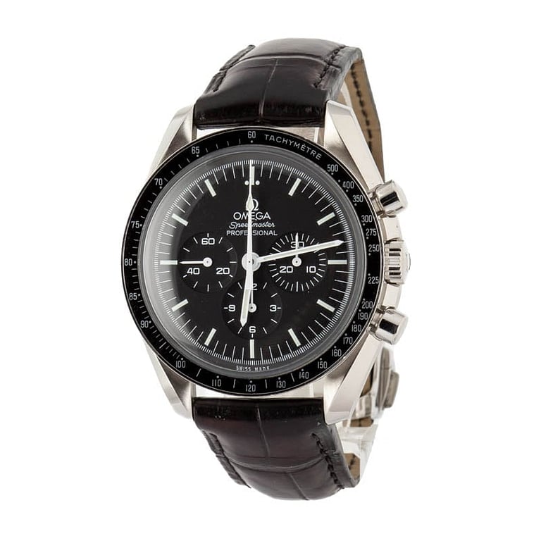 Pre-owned Omega Speedmaster Professional Moonwatch Black