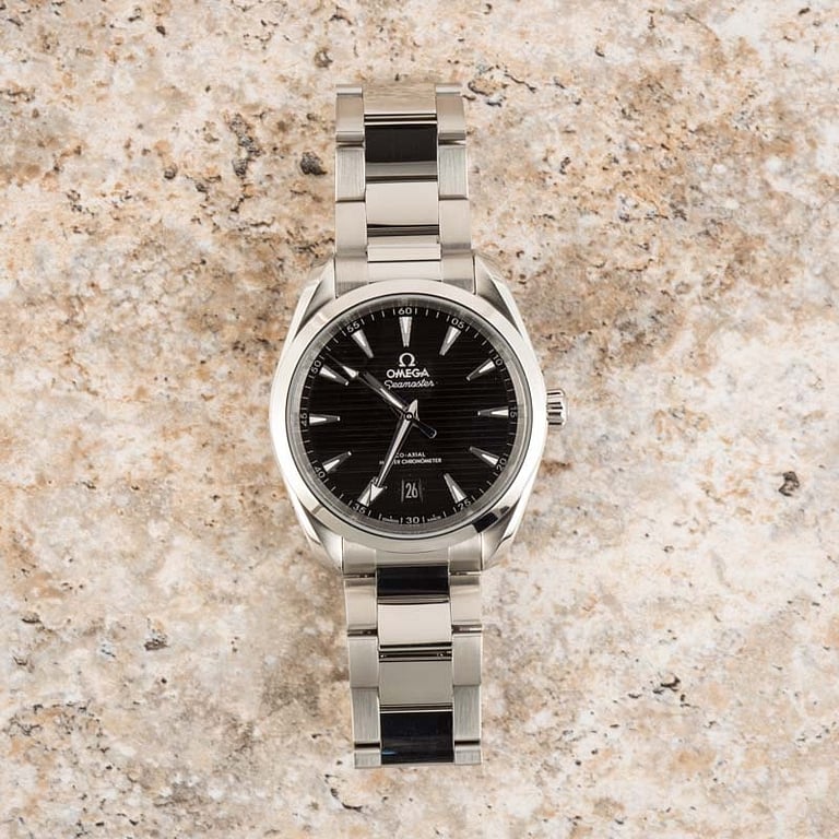 Pre-Owned Omega Seamaster Black Dial
