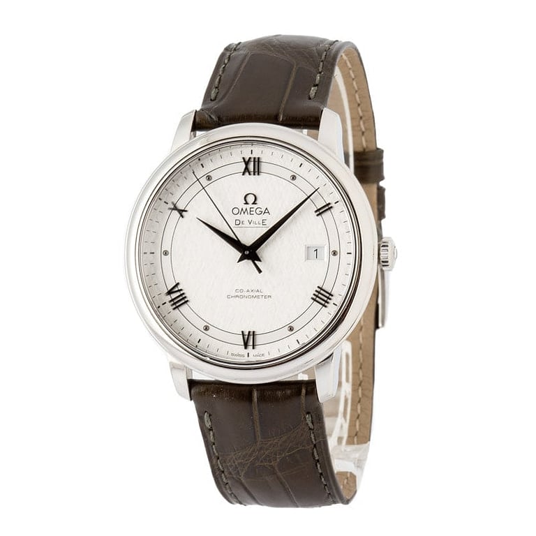 Omega De Ville Prestige Silk Pattern Dial