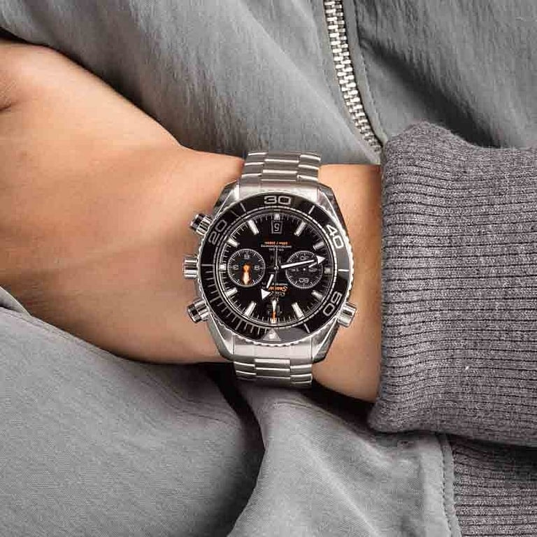 Pre-Owned Omega Seamaster Planet Ocean Black