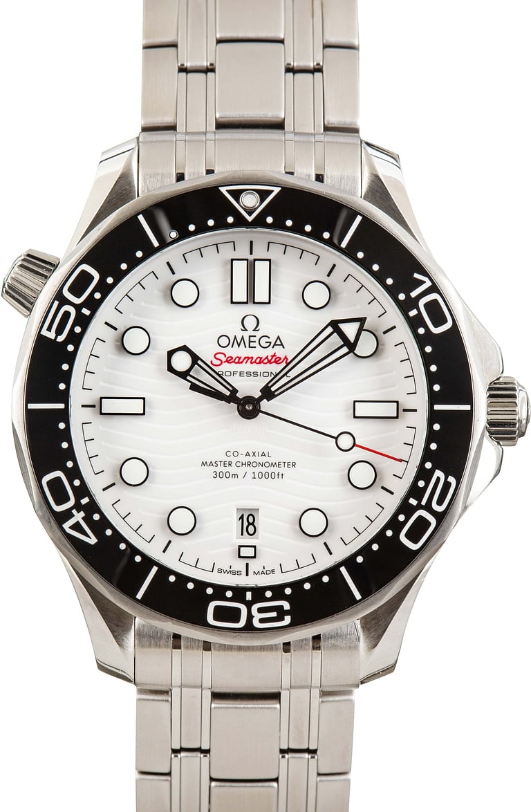Omega 42MM Seamaster Diver White Dial