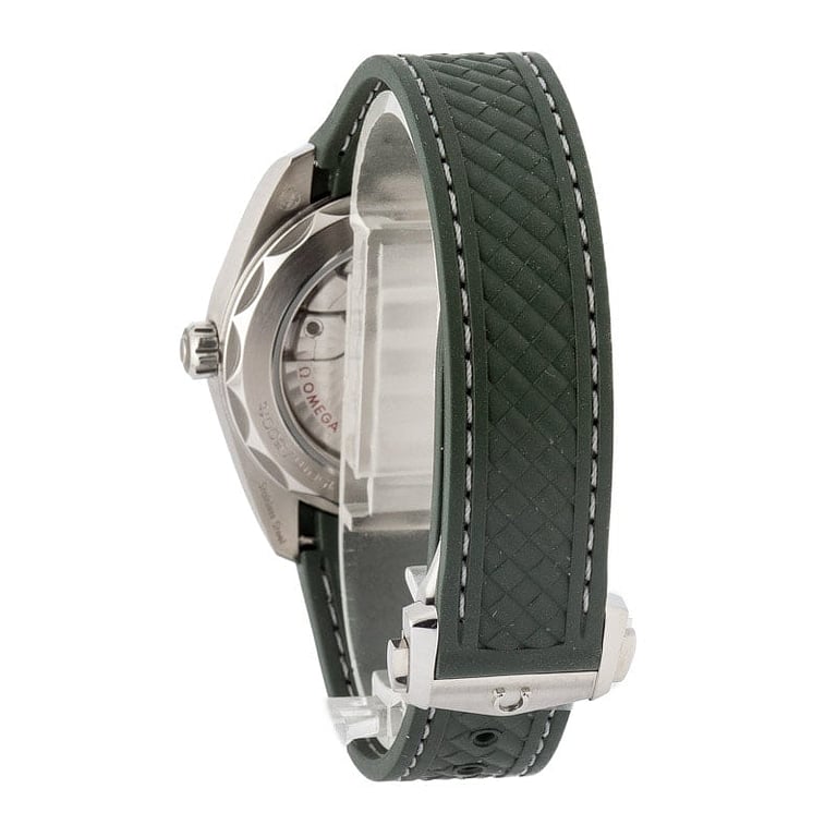 Omega Seamaster Stainless Steel Aqua Terra Green Dial