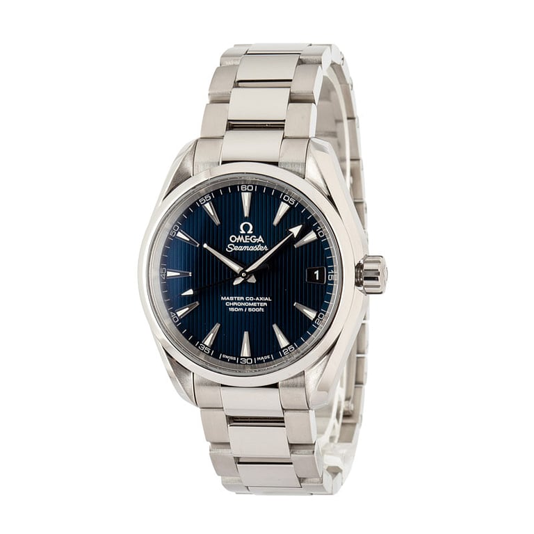 Omega Seamaster Blue Teak Aqua Terra 150M
