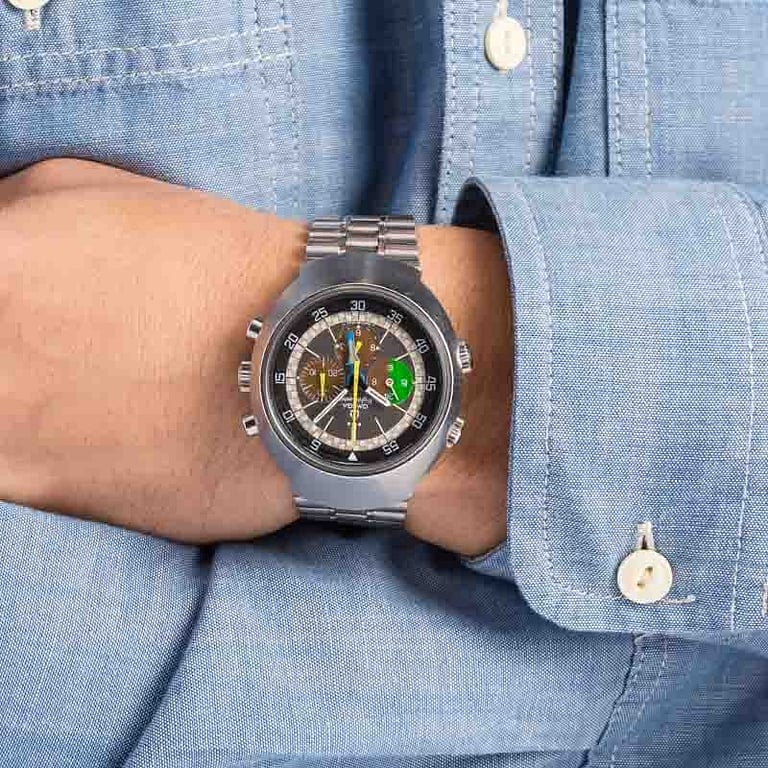 Vintage Omega Flightmaster 145.013 Stainless Steel