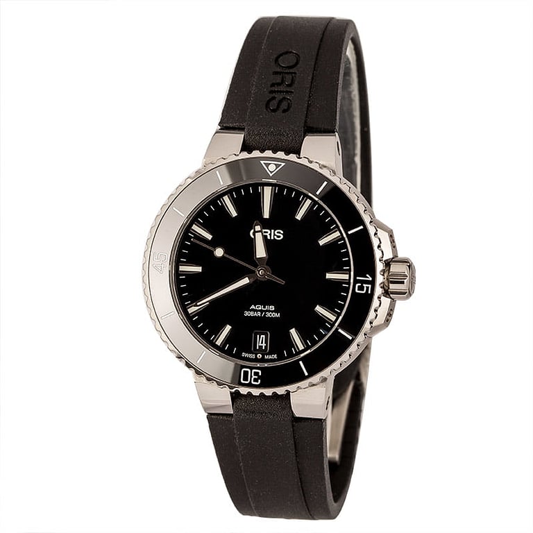 Oris Aquis Date Steel Black Dial