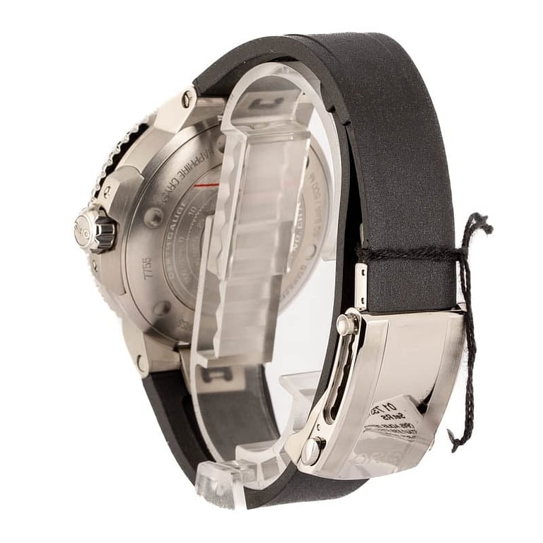 Oris Aquis Depth Gauge Stainless Steel on Rubber Strap