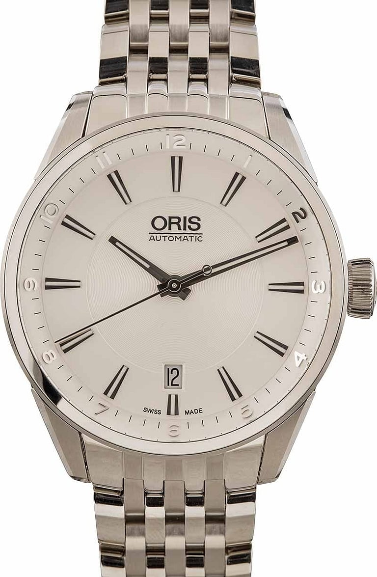 Oris Artix Date Silver Dial