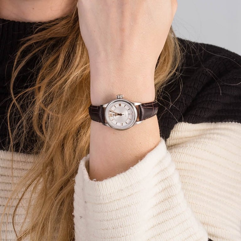 Ladies Oris Classic Date Silver Dial