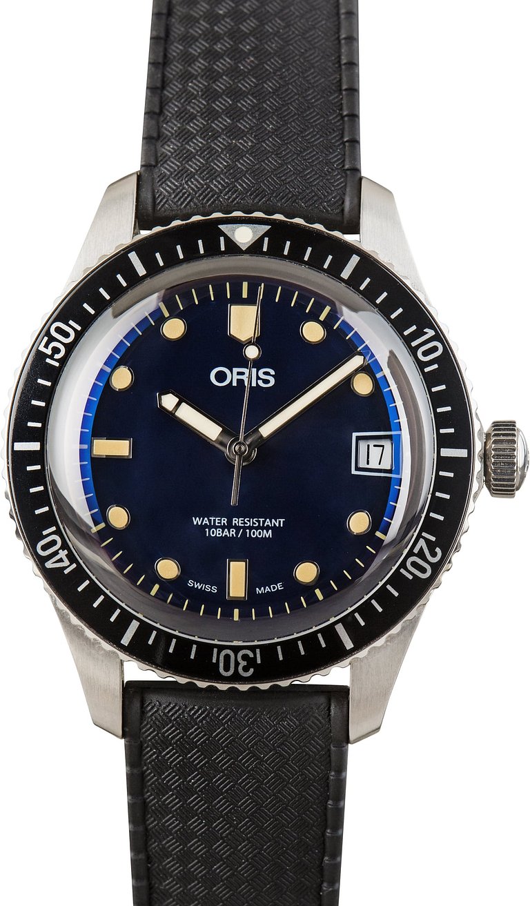 Oris Divers Sixty-Five 36MM Black Rubber Strap