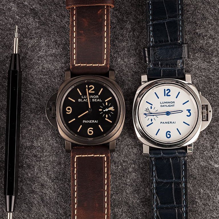 Pre-Owned Panerai PAM786 (2 Watch Set) Luminor Daylight & Black Seal